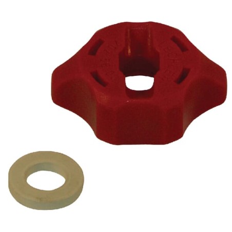 Capac duza baioneta SW8/10 rosu cu garnitura Lechler