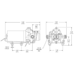 Pompa cu diafragma 12V 11,3 l/min