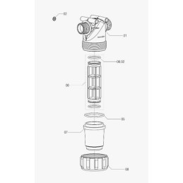 Filtru conducta 1" tata 150-160l/m 50 mesh