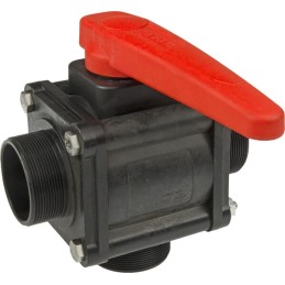 Robinet cu bila 3 cai 2 1/2" tata