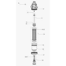 Filtru de absorbtie 1" 1/2