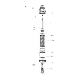 Filtru de aspiratie 2" cu autocuratare LT 80 Mesh