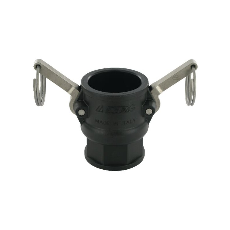 Cupla Camlock tip D 1 1/4", filet mama, polipropilena