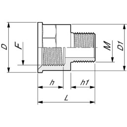 Niplu reductie mama/tata 3"x2"