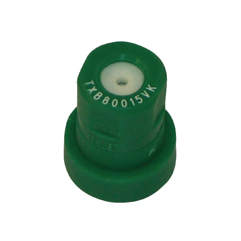 Duza conica goala TXB 80? 015 verde din material ceramic TeeJet