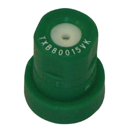 Duza conica goala TXB 80? 015 verde din material ceramic TeeJet