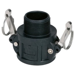 Cupla Camlock tip B 3", filet tata, polipropilena