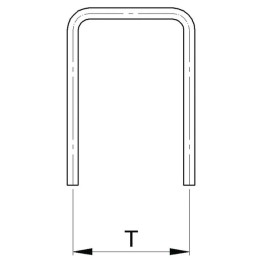 Furca de sprijin T6 - 1 1/2"