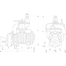 Pompă de vacuum, standard, B.P.