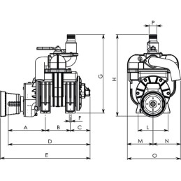 Pompă de vacuum, standard, B.P.