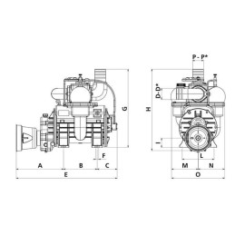 Pompă de vacuum, standard, B.P.