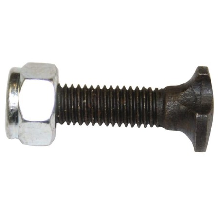 Șurub cap T cu piuliță M10x45mm