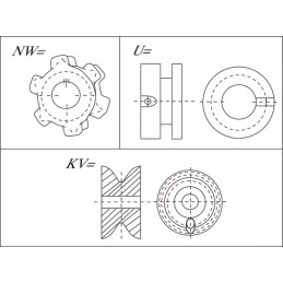Rolă de ghidare pentru lanţuri 10x31 diam.30