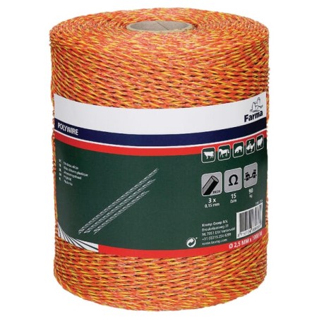Cablu gard electric 1000m 3x0,16mm fire oțel inoxidabil