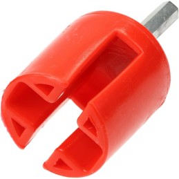 Izolator inelar negru cu șurub 40mm x diametru 5,0mm 90 buc. Farma
