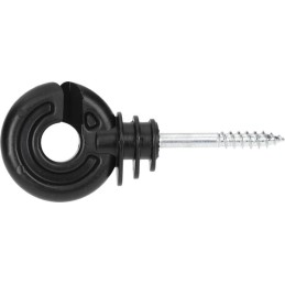 Izolator inelar negru șurub 40mm x diametru 5,3mm 25 buc. Farma