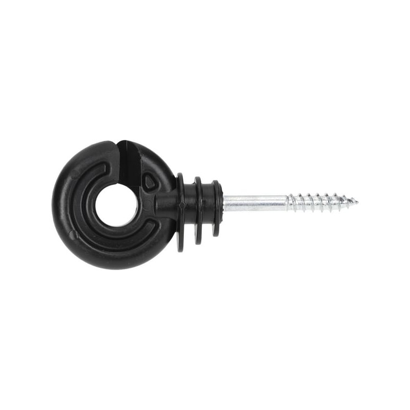 Izolator inelar negru șurub 40mm x diametru 5,3mm 25 buc. Farma