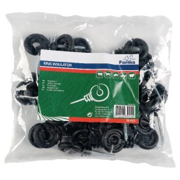 Izolator inelar negru șurub 40mm x diametru 5,3mm 25 buc. Farma