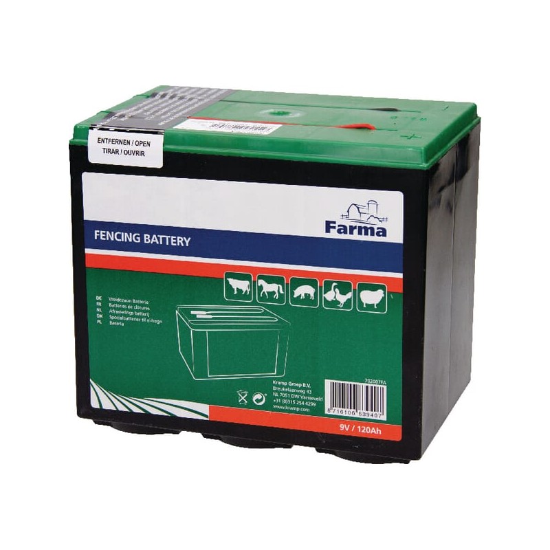 Baterie uscată gard electric 9V 120Ah