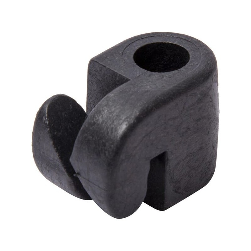 Izolator negru pentru 10mm, 100x