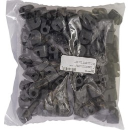 Izolator negru pentru 10mm, 100x