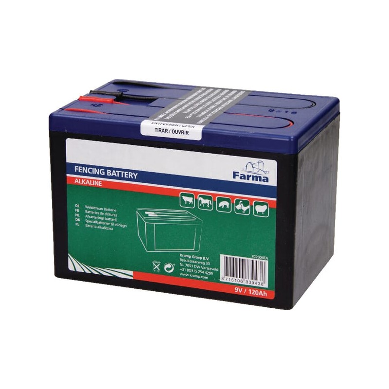 Baterie uscată gard electric Alkaline 9V 120Ah