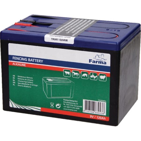 Baterie uscată gard electric Alkaline 9V 120Ah