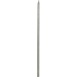 Stâlp gard 200cm x diametru 75mm gri AKO
