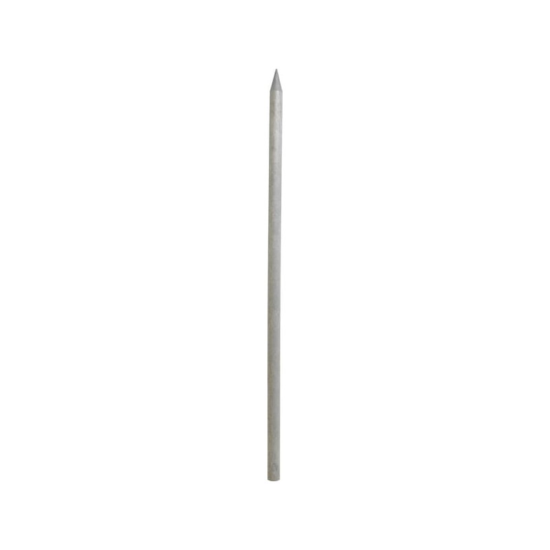 Stâlp gard 200cm x diametru 75mm gri AKO