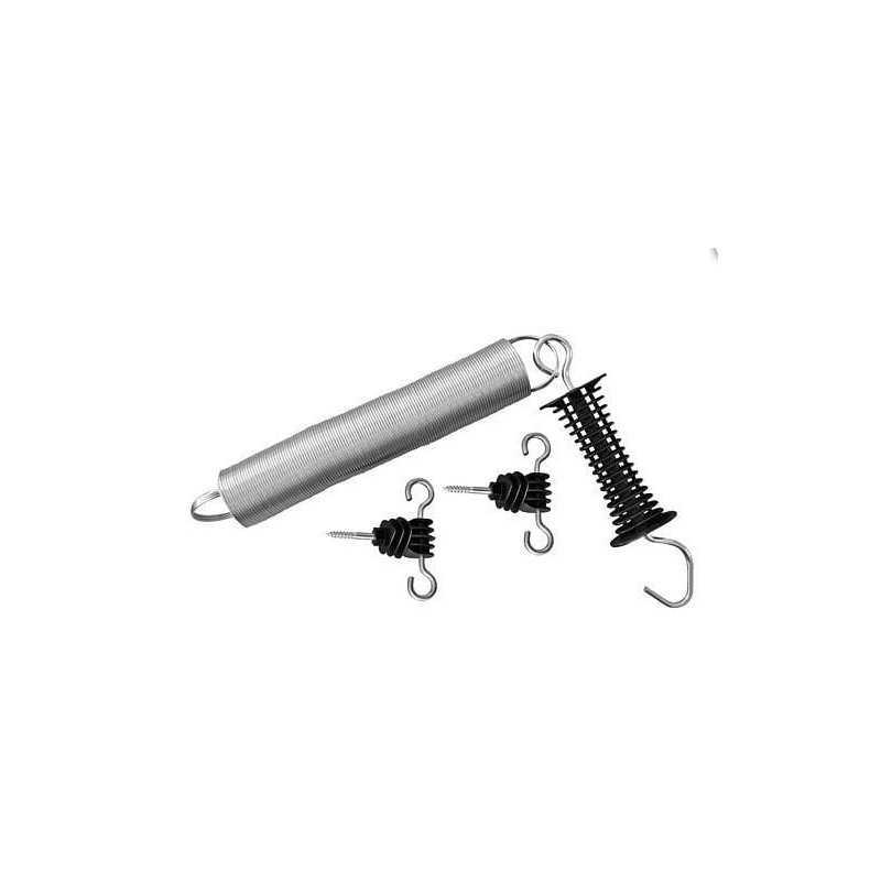 Set poartă gard negru complet