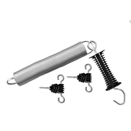 Set poartă gard negru complet