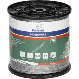 Cablu gard electric unifilar transparent 1000m 2x0,5mm