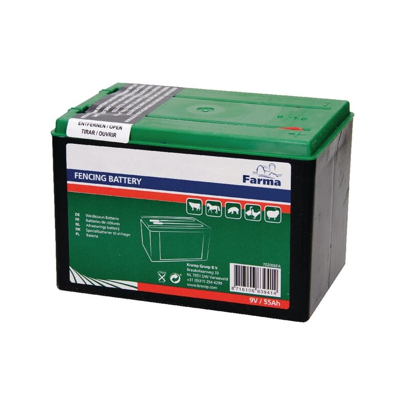 Baterie uscată gard electric 9V 55Ah