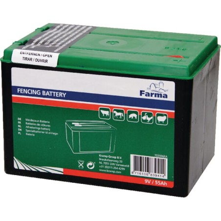 Baterie uscată gard electric 9V 55Ah