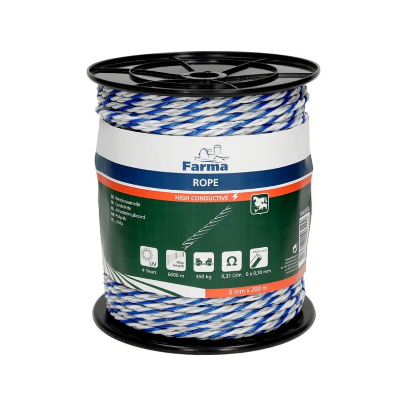Cablu gard electric 200m 6x0,30mm conductivitate ridicată