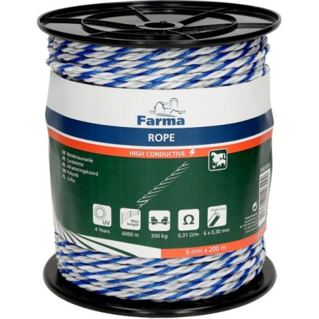 Cablu gard electric 200m 6x0,30mm conductivitate ridicată