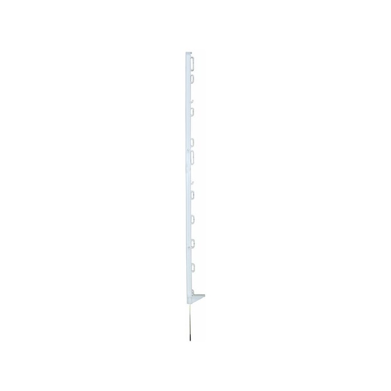 Stâlp din plastic inox 105cm 5 bucăți Eco alb