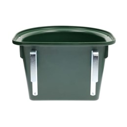 Adăpătoare portabilă cu cârlige metalice, verde