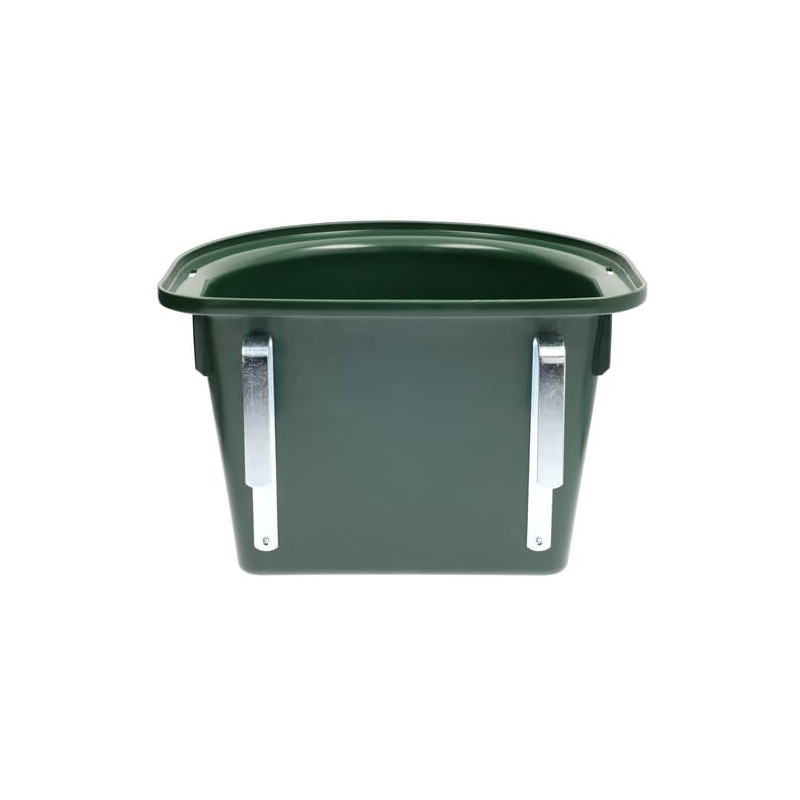 Adăpătoare portabilă cu cârlige metalice, verde