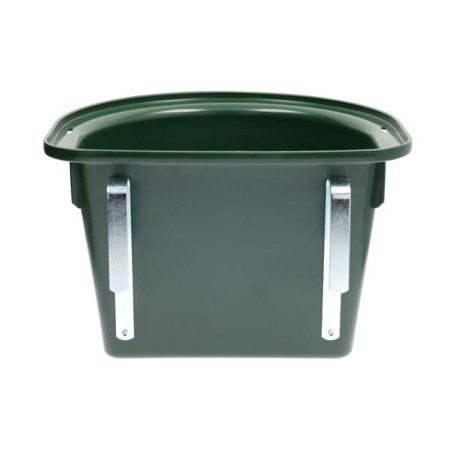 Adăpătoare portabilă cu cârlige metalice, verde