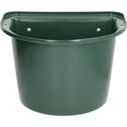 Adăpătoare portabilă cu cârlige metalice, verde