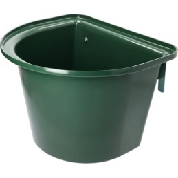 Adăpătoare portabilă cu cârlige metalice, verde
