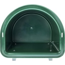 Adăpătoare portabilă cu cârlige metalice, verde