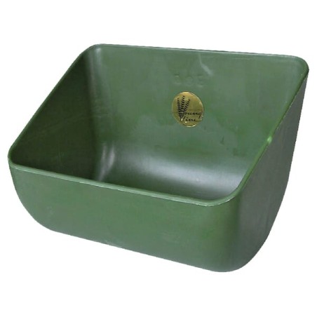 Recipient pentru hrănire cai, verde, 12 l