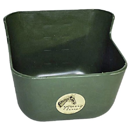 Recipient pentru hrănire mânji, verde, 7 l