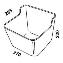 Recipient pentru hrănire mânji, verde, 7 l