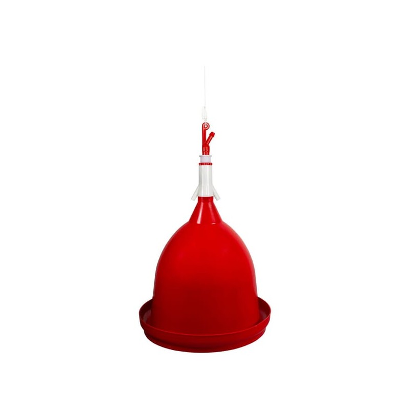 Adăpătoare automată pentru agățat, tip clopot, cu supapă pentru furtun de 12x17mm
