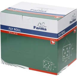 Rolă hârtie adezivă pentru muște 10mx25cm Farma
