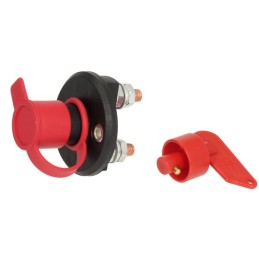 Comutator izolare baterie, negru, M8, 12/24V, 150A/500A (5sec), IP40