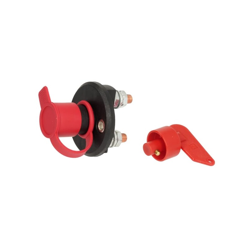 Comutator izolare baterie, negru, M8, 12/24V, 150A/500A (5sec), IP40